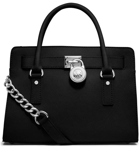 michael kors damen hamilton kuriertasche|Hamilton Medium Leather Satchel .